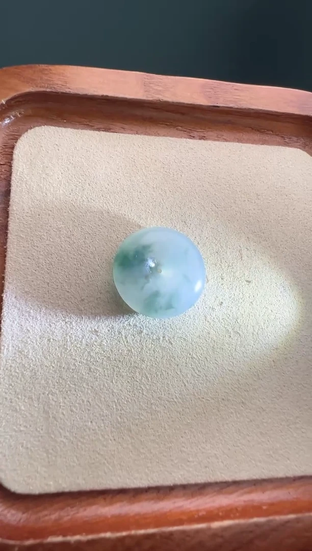 未镶嵌定制翡翠飘花平安扣