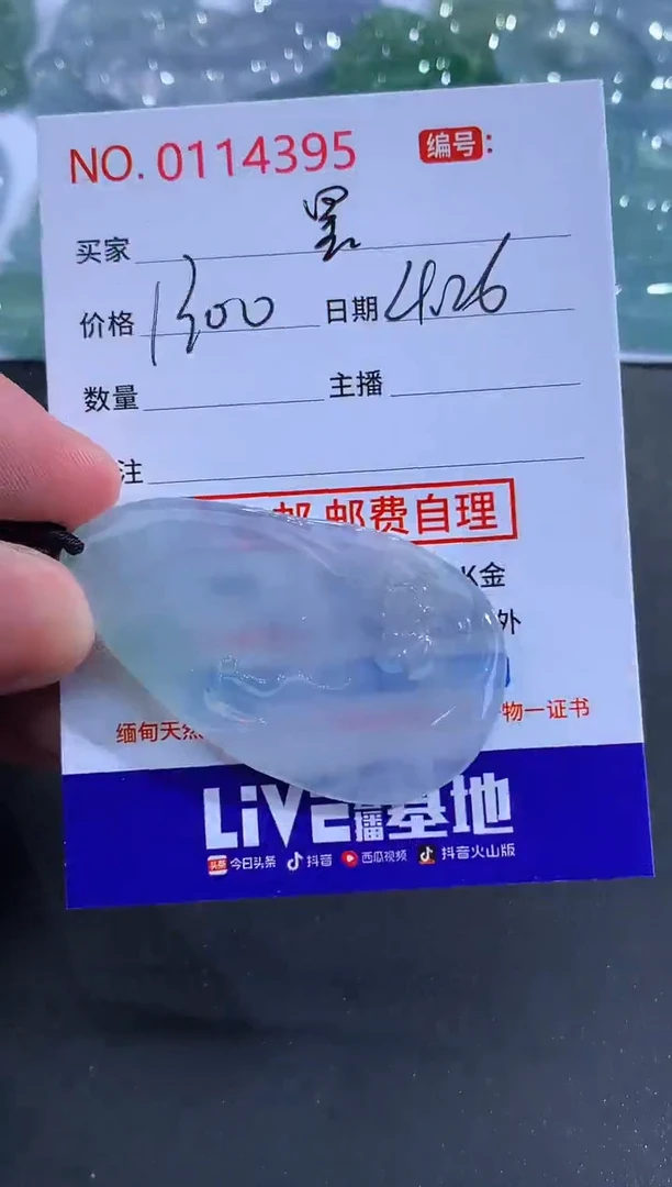 翡翠未镶嵌颈饰咳