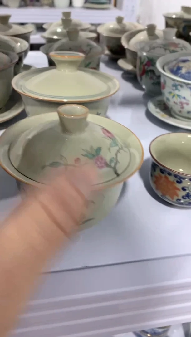 【闪购商品】茶壶茶杯茶碗三才盖碗（轻轻微瑕）