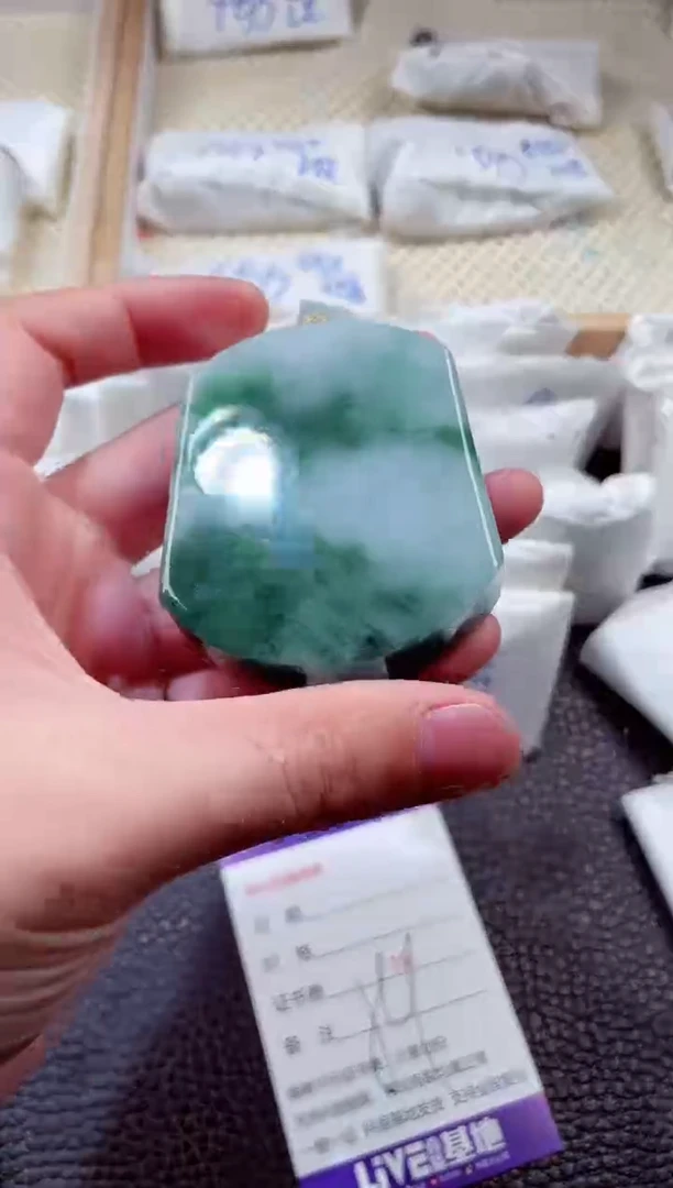 翡翠未镶嵌颈饰00008553