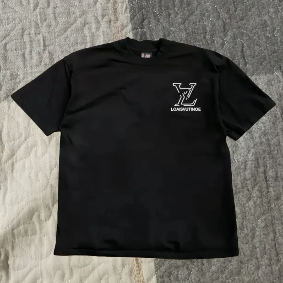 同款 大哥的女人同款T 潮流美式休闲印花打底衫短袖男女宽松T恤