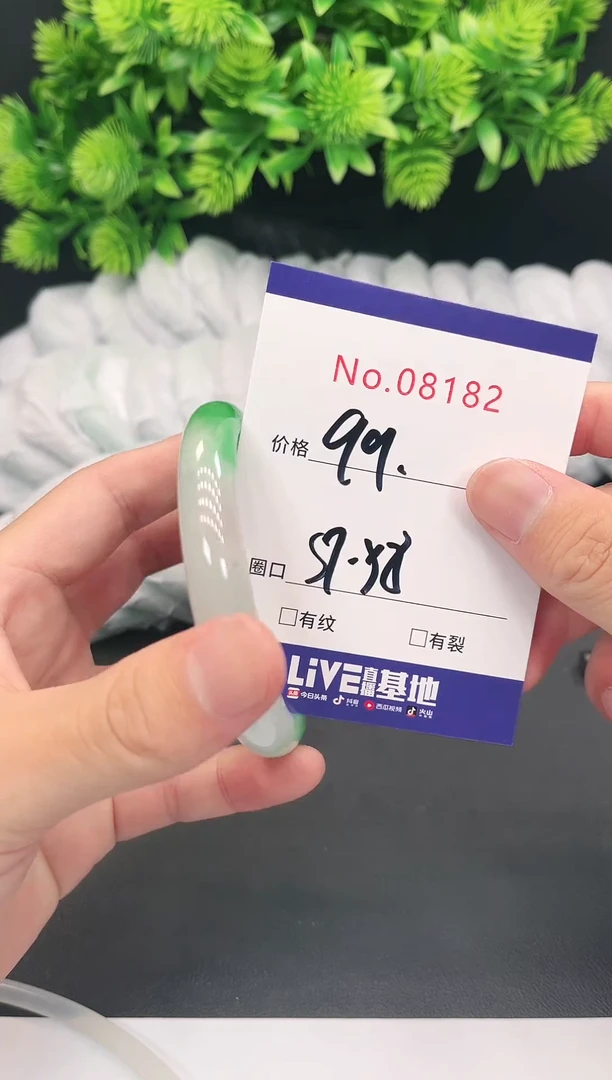 未镶嵌手镯翡翠8182