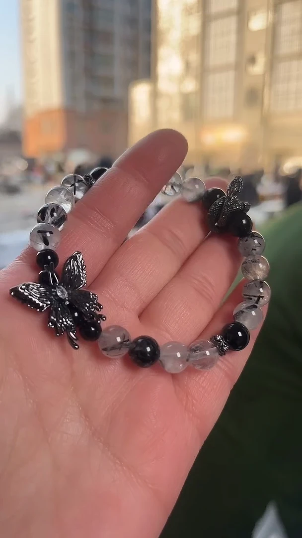 【闪购商品】发晶手链未镶嵌天然手串多样性发一mm