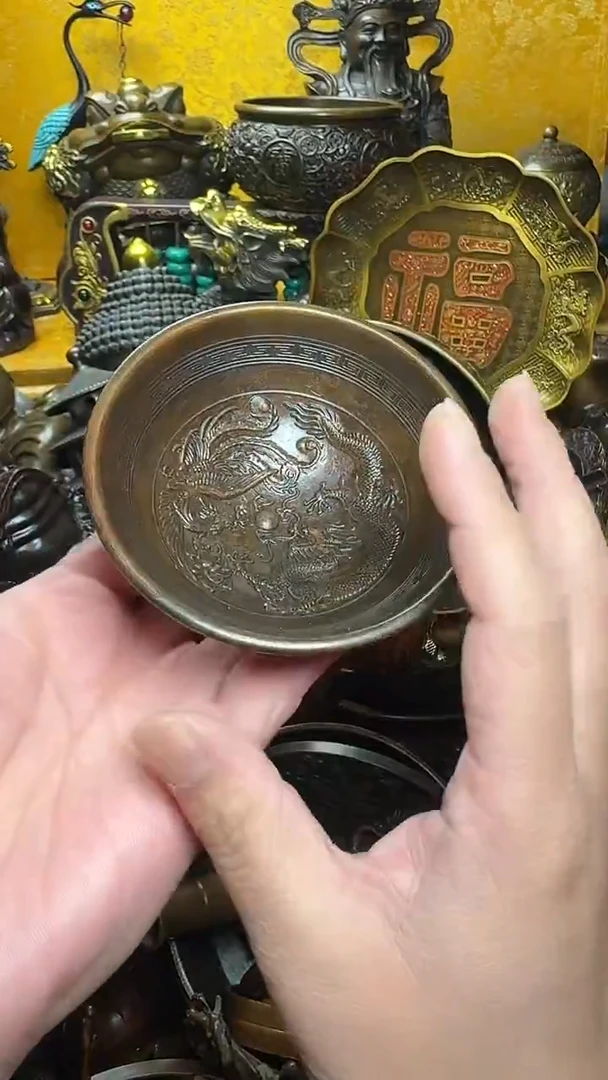 铜器摆件收收藏藏