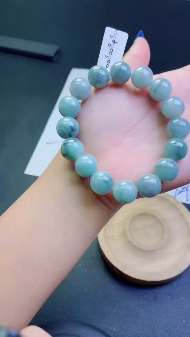 未镶嵌手链翡翠珠串