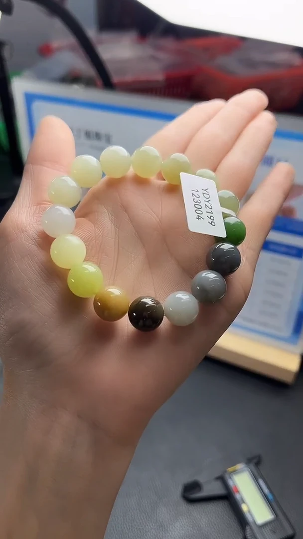 未镶嵌手串和田玉多宝手串