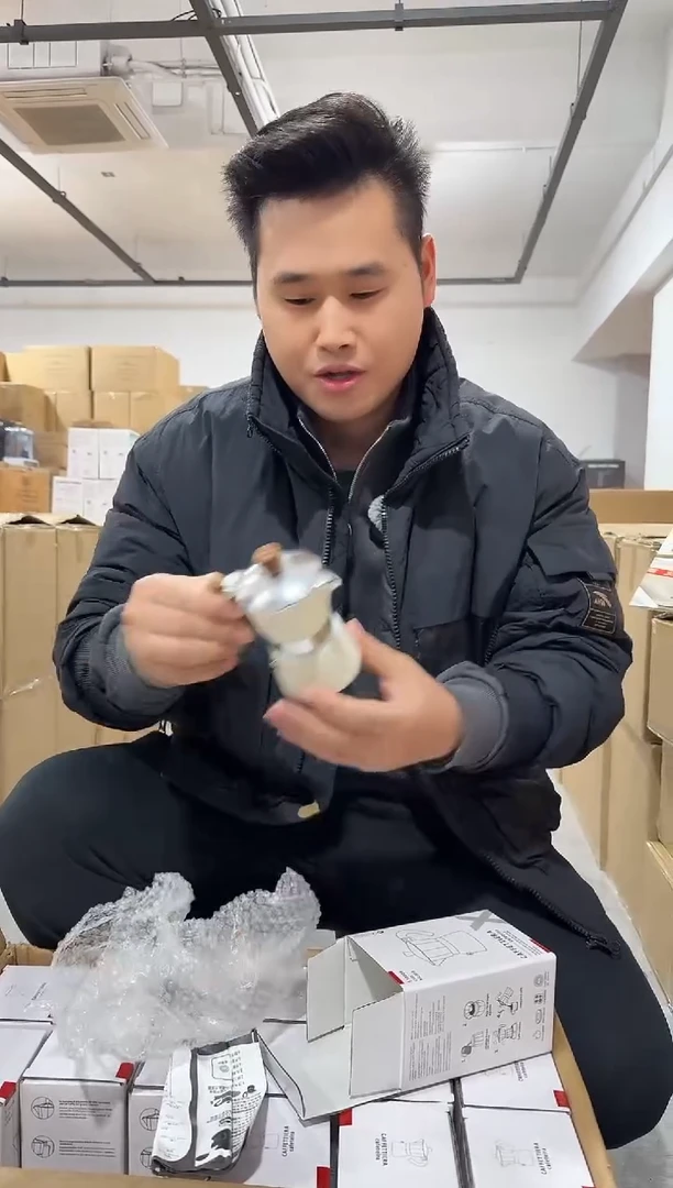 奶白意式1杯份摩卡咖啡壶