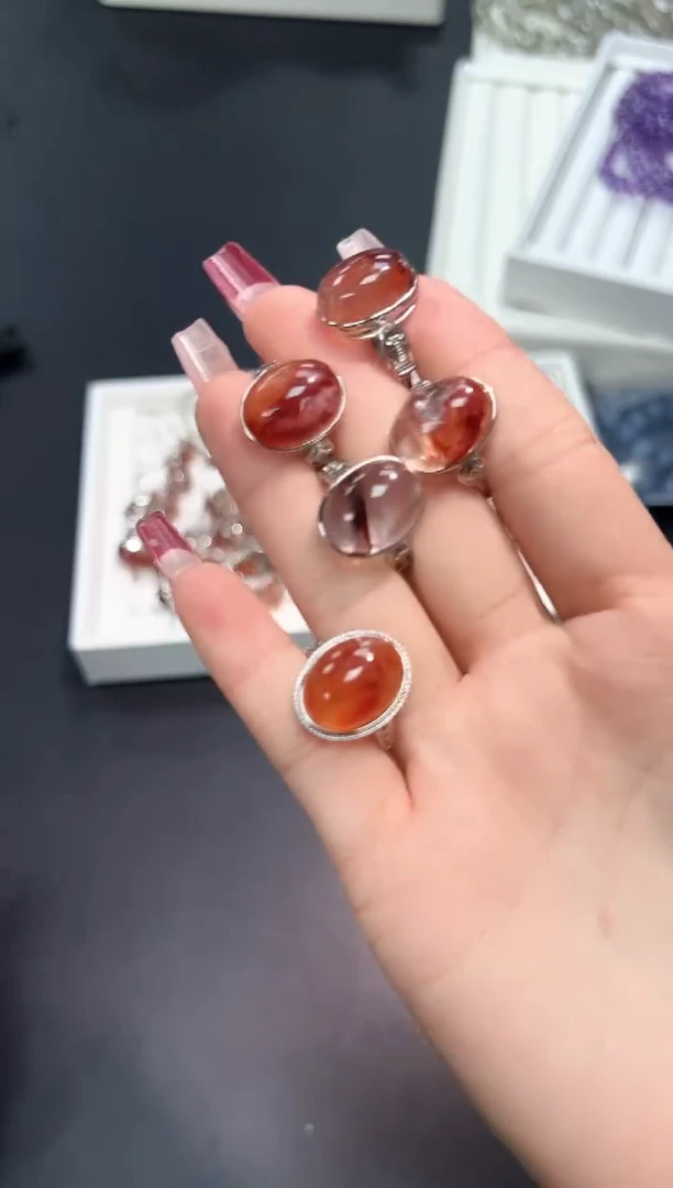 【闪购商品】水晶戒指合金76Q多样性发其一/1个默认微瑕