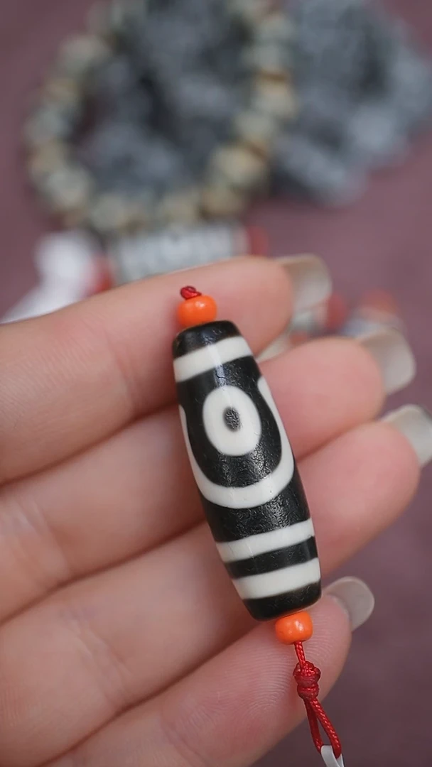 【闪购商品】玛瑙/玉髓颈饰未镶嵌蚀花玛瑙珠定制编绳