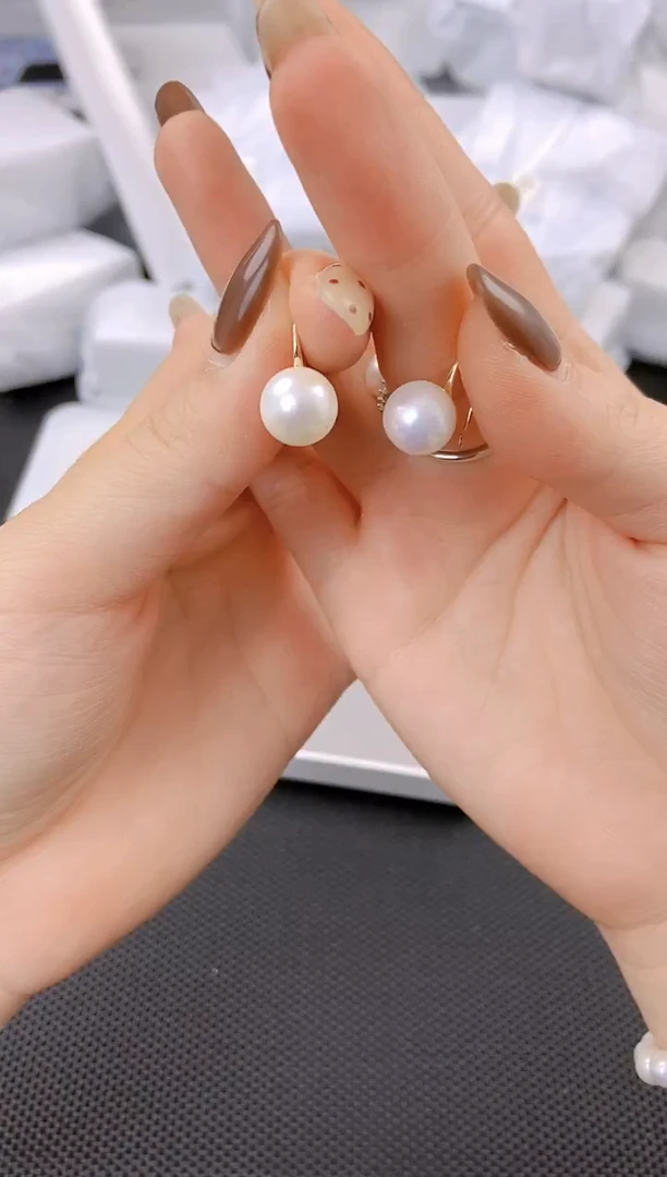 未镶嵌耳饰淡水珍珠ed1033