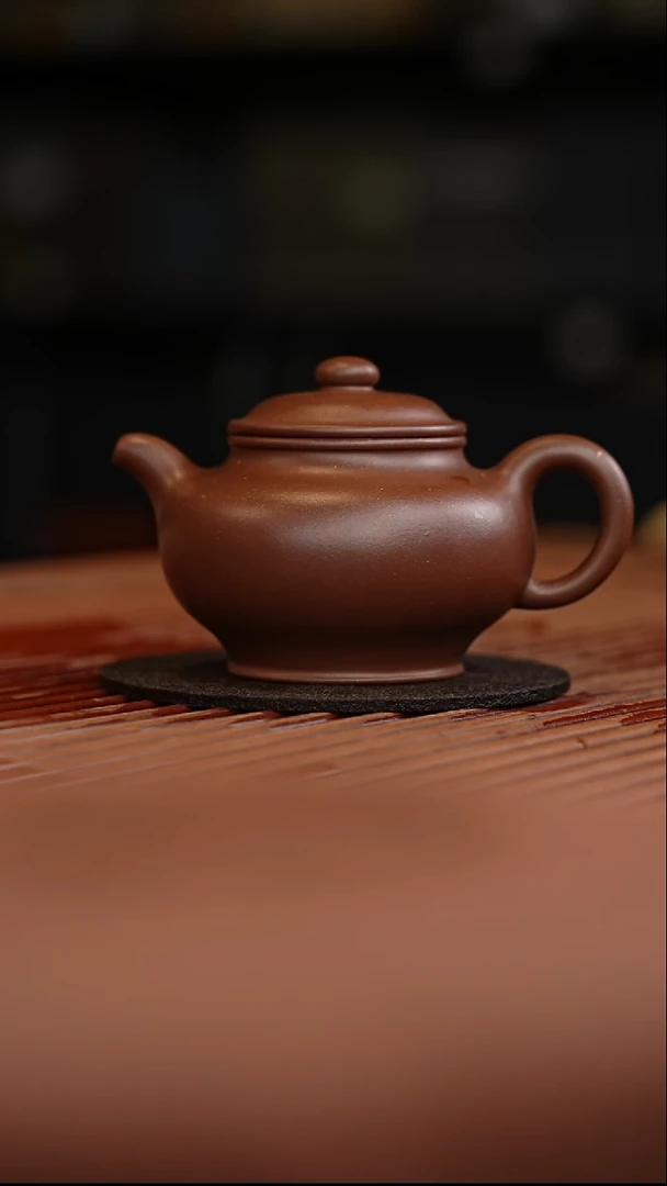 茶壶紫砂静**思李小龙底槽青掇只