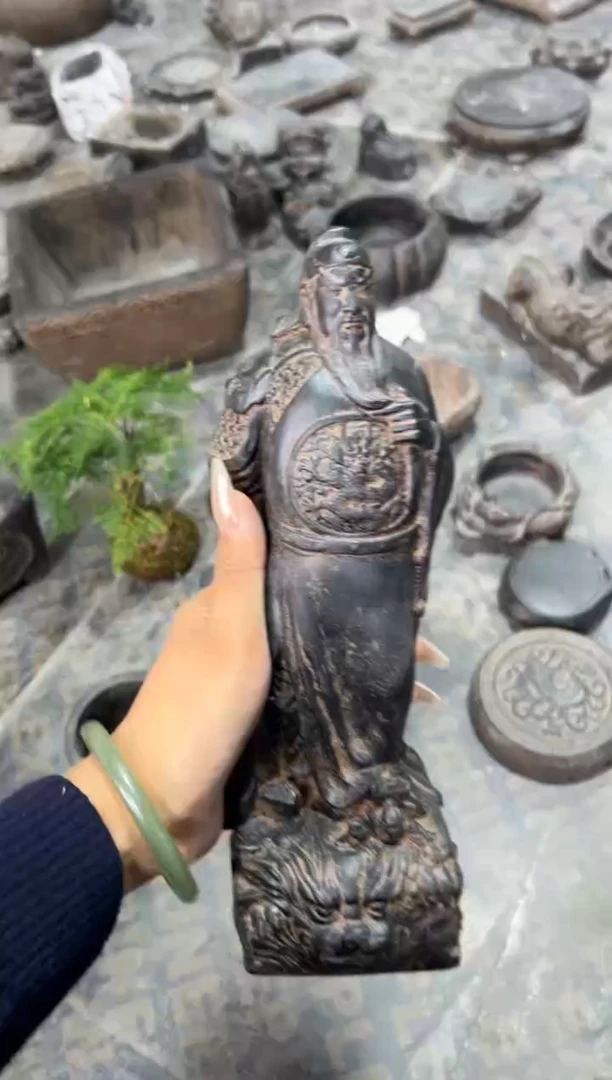 陶土【火山泥】忠义之踏关公