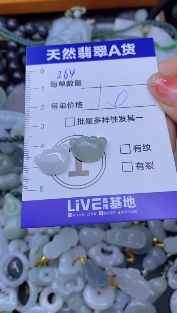 颈饰未镶嵌翡翠天然翡翠A货批量多样性发一件