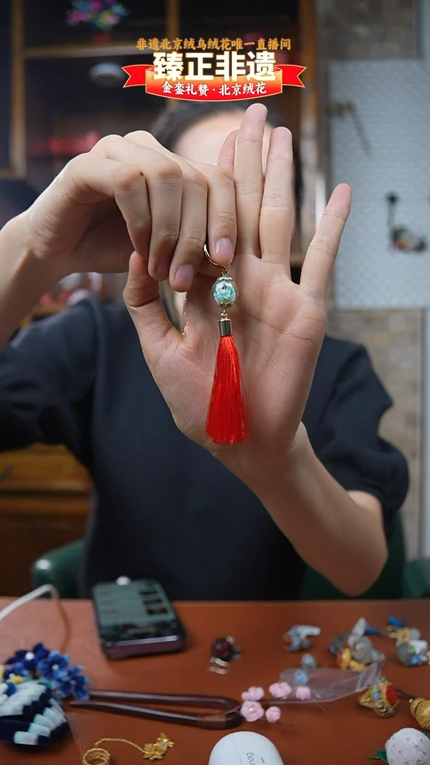 内画盲盒耳饰一对