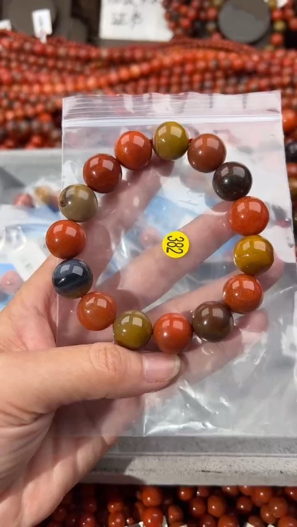 南红玛瑙手串未镶嵌14+