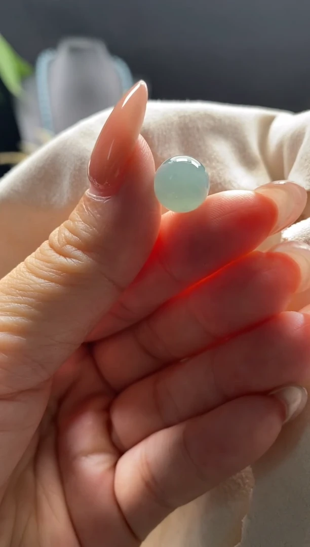 未镶嵌手链翡翠散珠卡10MM圆珠