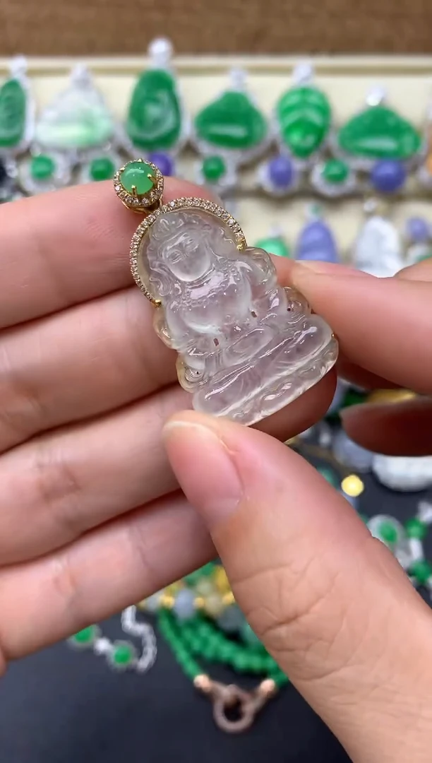 【闪购商品】翡翠颈饰18K金镶嵌262-中国好珍宝