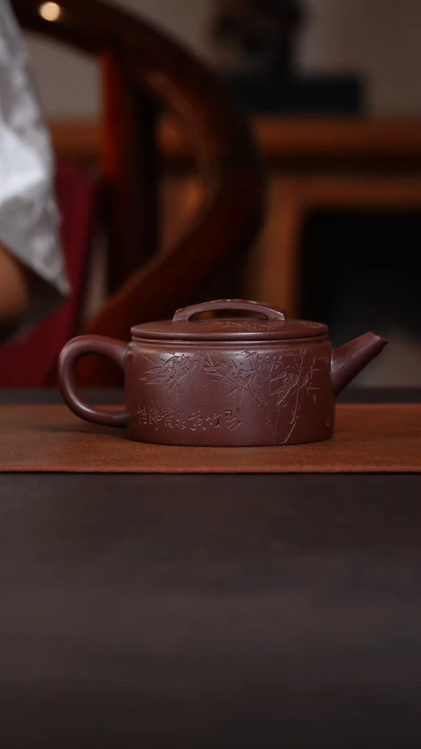 茶壶紫砂紫砂壶半手工精品190cc