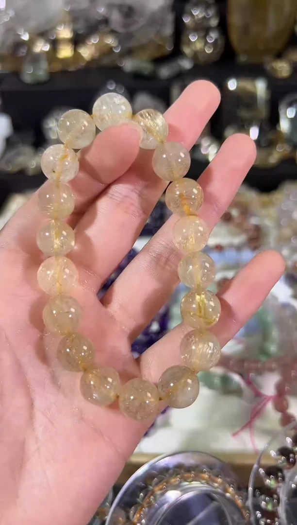 水晶手串未镶嵌天然水晶手串