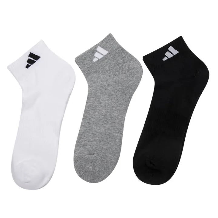 adidas/阿迪达斯新款三双装低帮透气篮球运动训练休闲袜JC9270