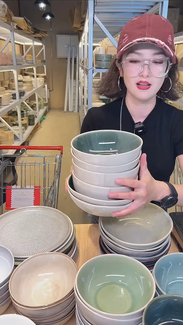 瓷34高温釉下彩陶瓷餐具