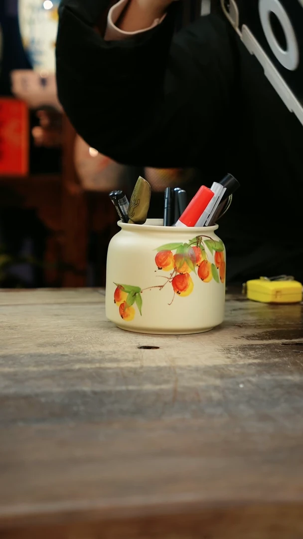 【闪购商品】瓷片景德镇纯手工釉下彩精品花瓶