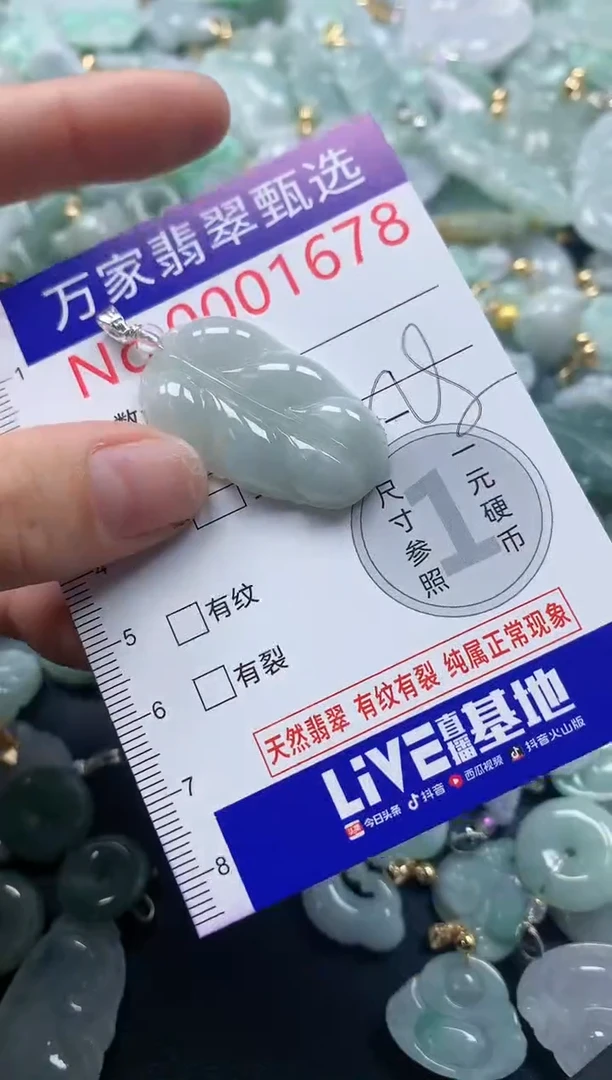 吊坠(不含链)未镶嵌翡翠1678