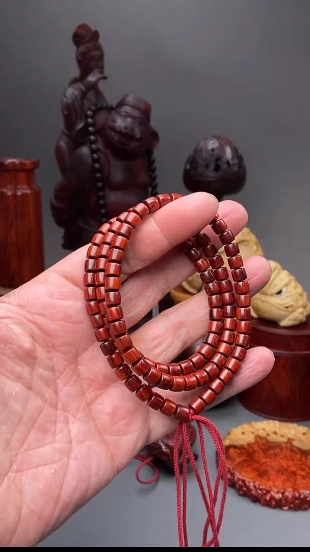 小叶紫檀印度小叶紫檀精工竹节5.5x6.5