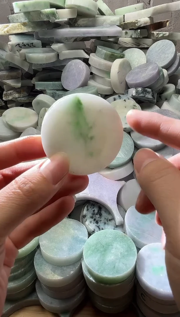 裸石翡翠天然翡翠A货玉 南 744