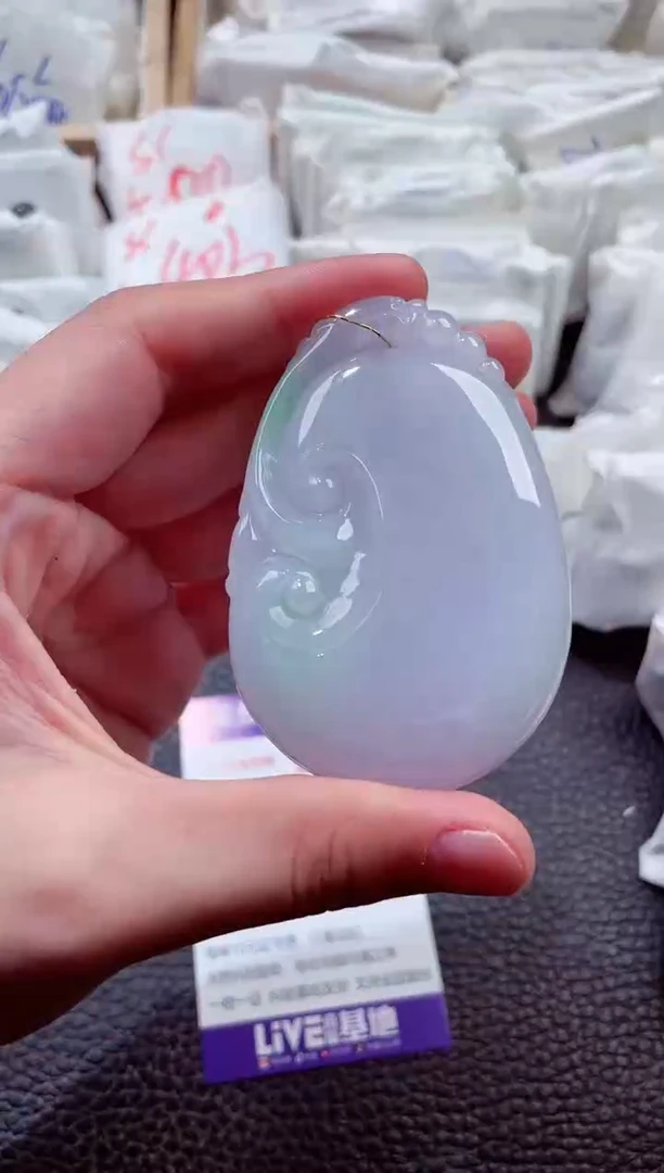 翡翠未镶嵌颈饰00008899