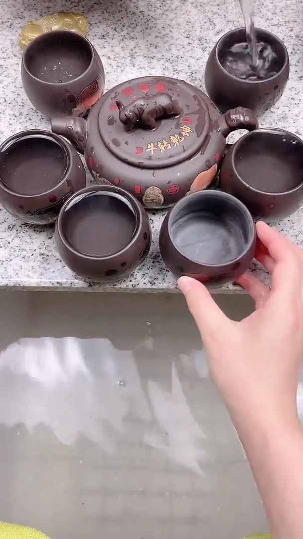 扭转乾坤一壶六龙蛋杯凤鸣套装