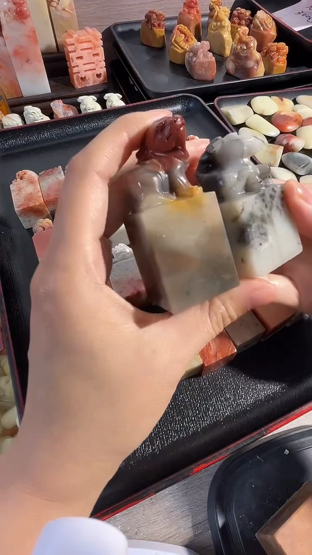 老挝石印石用****42个印章