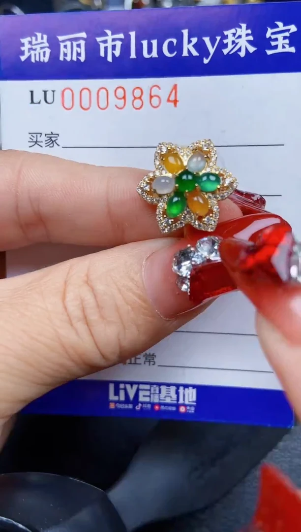 【闪购商品】翡翠颈饰银S925镶嵌9864