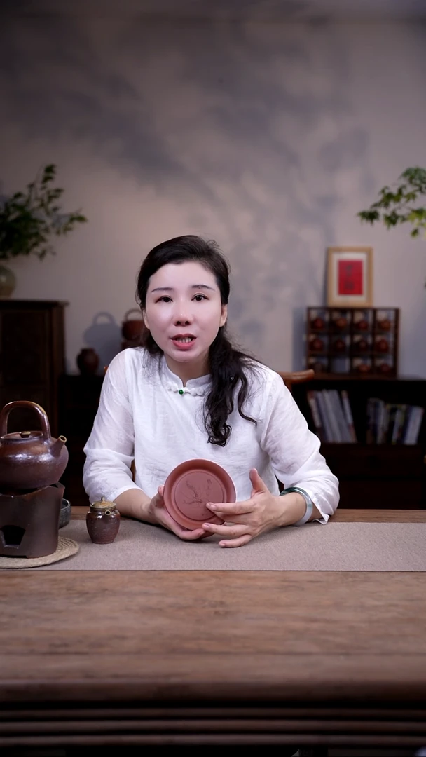 茶壶紫砂朱泥小杯垫