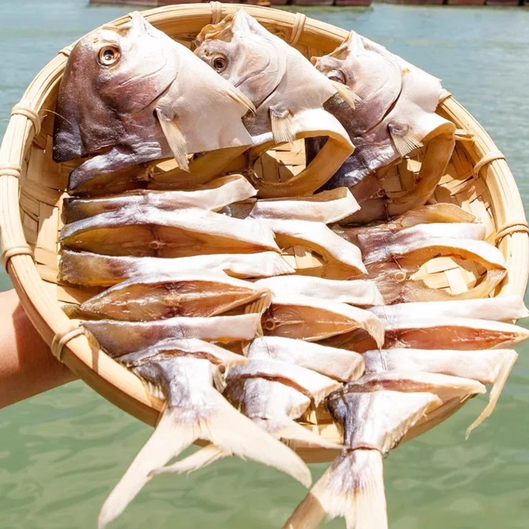阳江深海金鲳鱼干6条装淡干淡晒7成干生晒发货(3.5-4两/条)