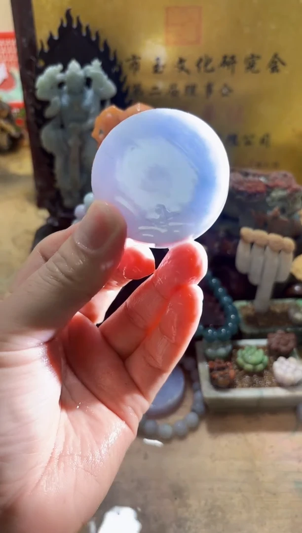未镶嵌挂件翡翠A货常星8127