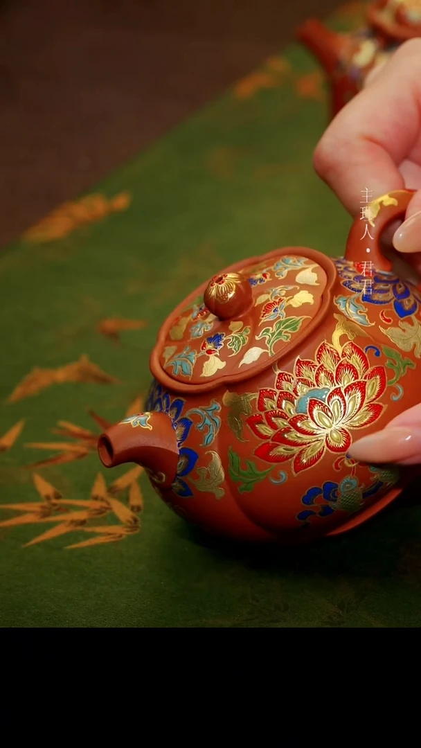 茶杯紫砂【宜景窑系列】壶
