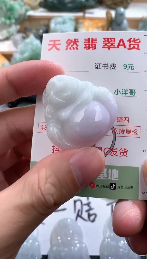 翡翠未镶嵌吊坠(不含链)1