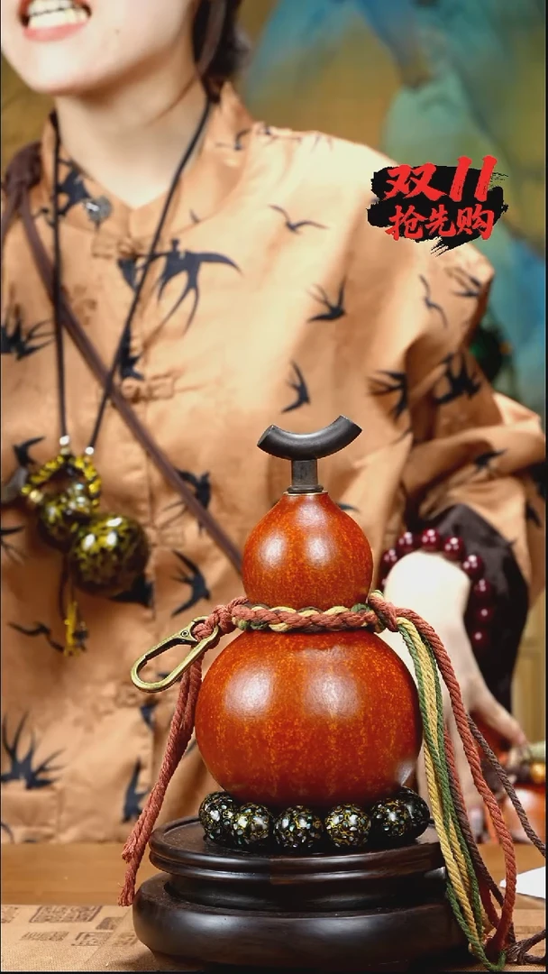 XN012大漆酒葫芦不包手串