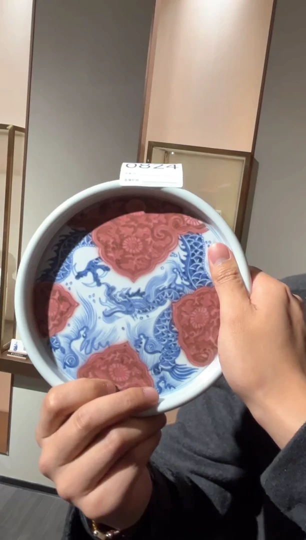 【闪购商品】摆件景德镇陶瓷元青花壶承824