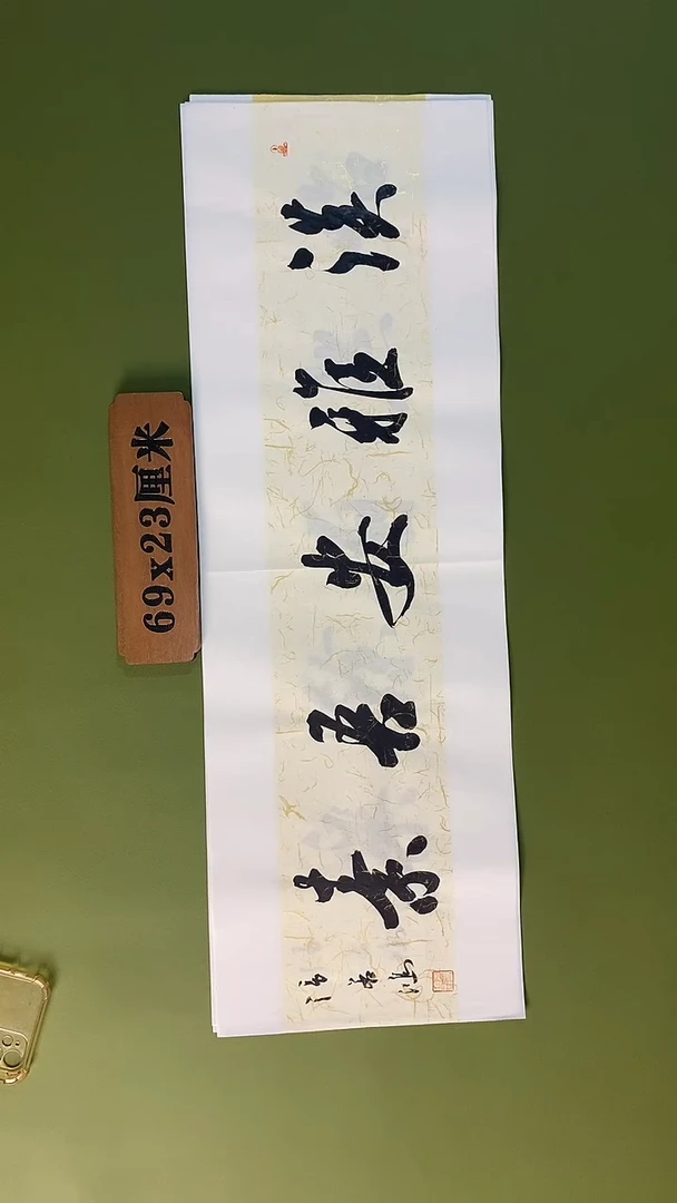 书法书法 张若鸿 尺寸69cm*23cm