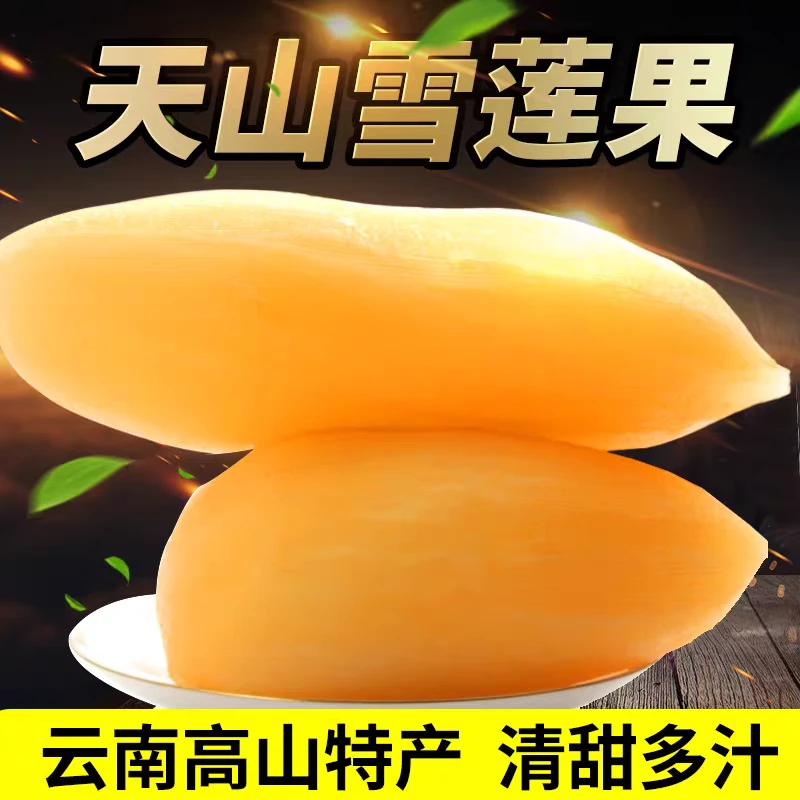 云南天山雪莲果应季新鲜现挖黄心清甜脆爽多汁水果