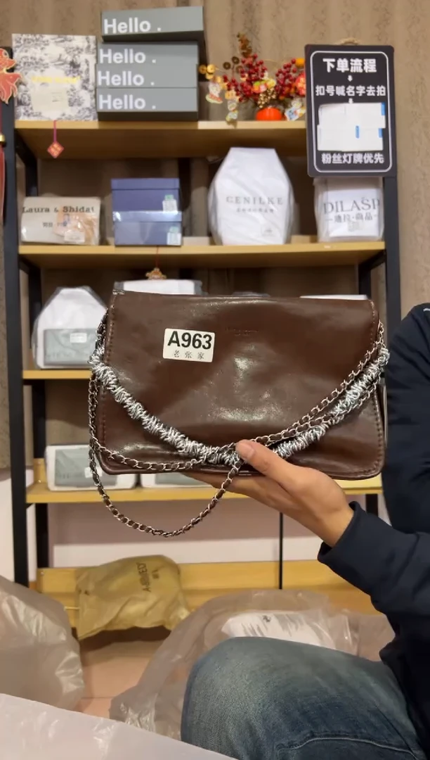 小牛剖层皮革老张家女包963