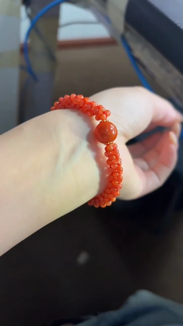 南红玛瑙未镶嵌颈饰100638908