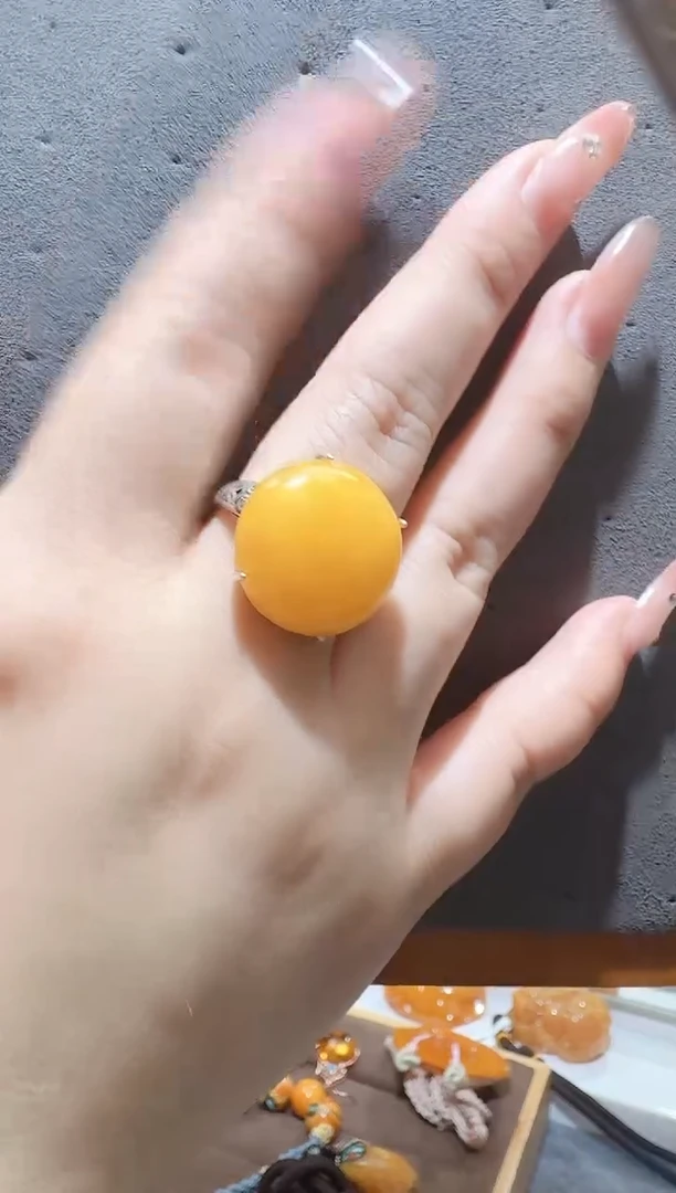 蜜蜡颈饰银S925镶嵌1133选择多样性发货其中一件