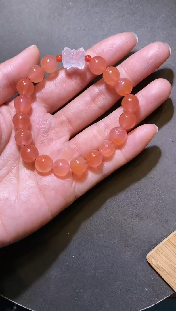 【闪购商品】南红玛瑙手链未镶嵌南红手串