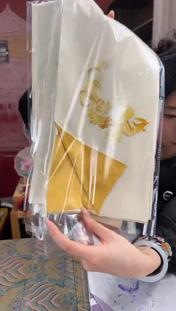 【闪购商品】刺绣苏绣100桑蚕丝丝巾