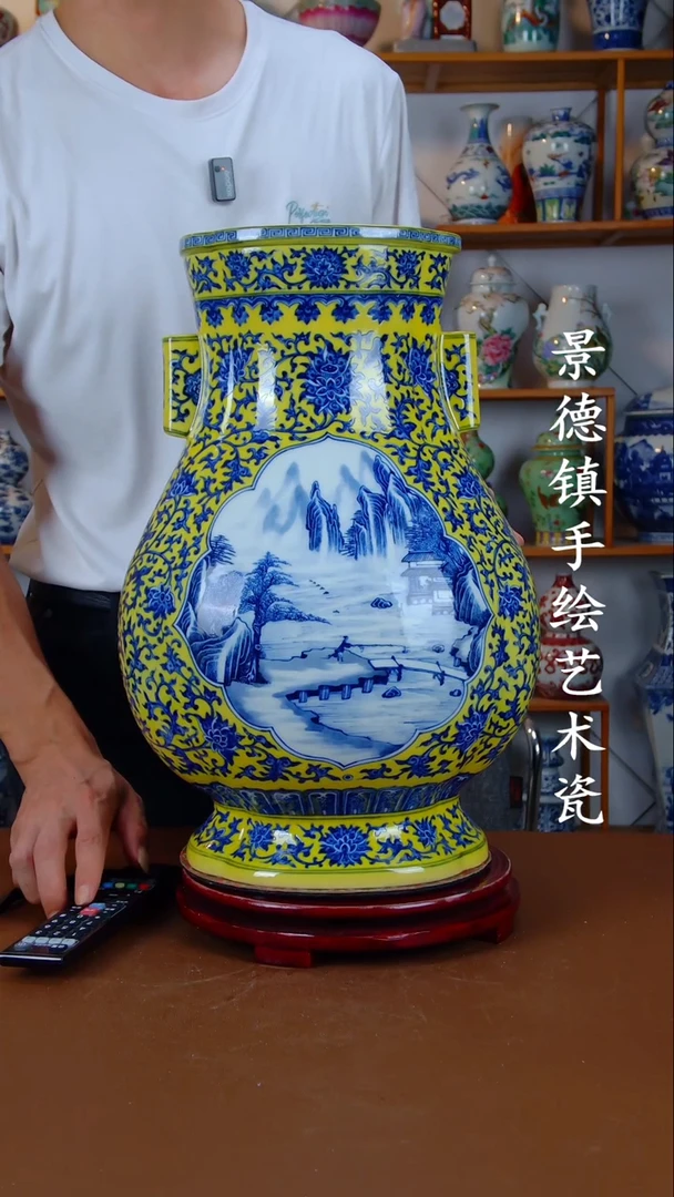 现代景德镇手工手绘陶瓷摆件63