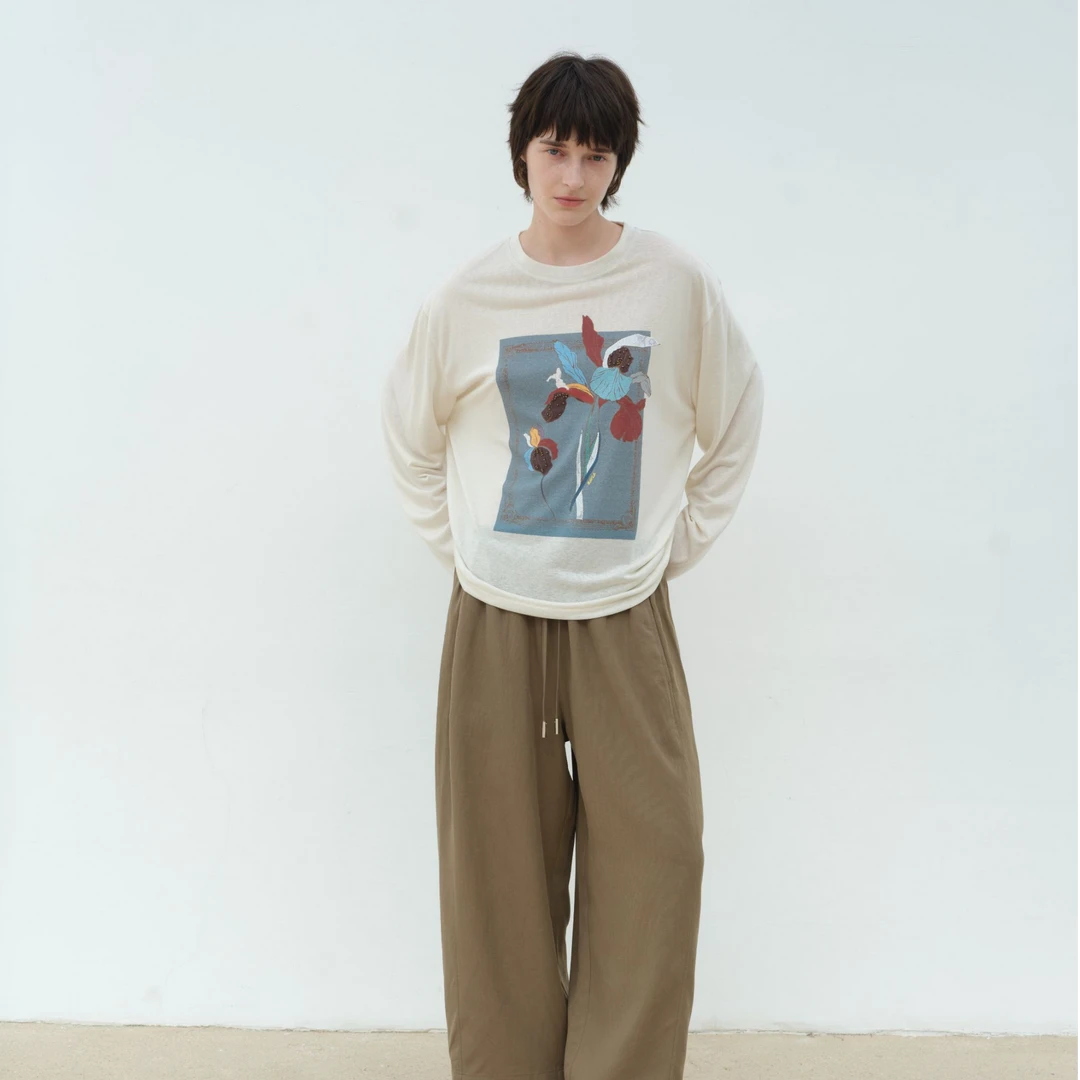 CAYLA25AW早秋度假系列花卉刺绣趣味长袖123