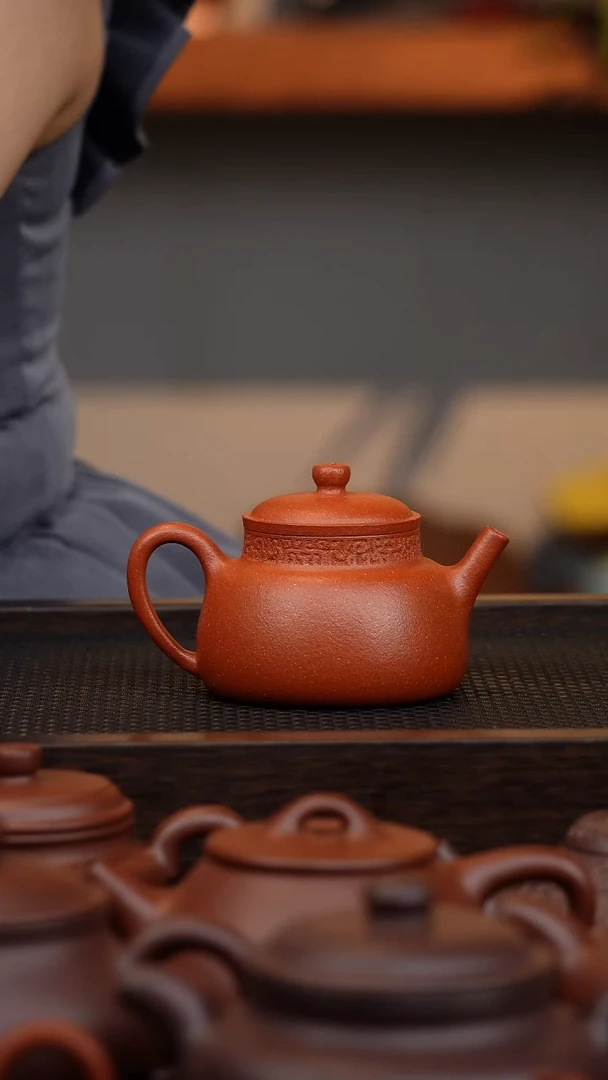 茶壶紫砂言心 150cc 40目99纯红降坡